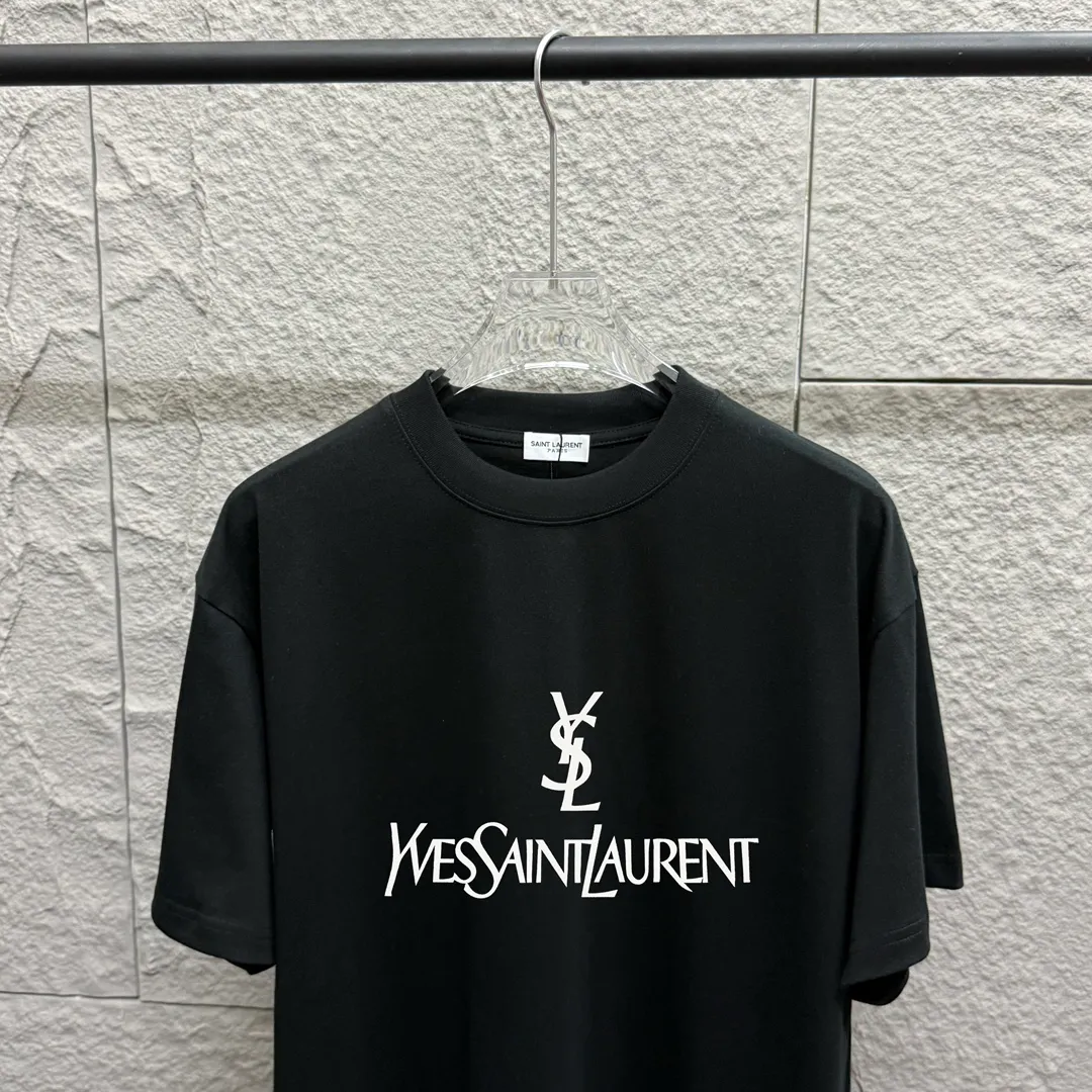 ysl* * 2025 New Arrival Classic ， ， T Same Style Size： S （90-130 ） M （120-150 ） L （140-165 ） XL （160-180 ） XXL （180-210 ） ：Black White